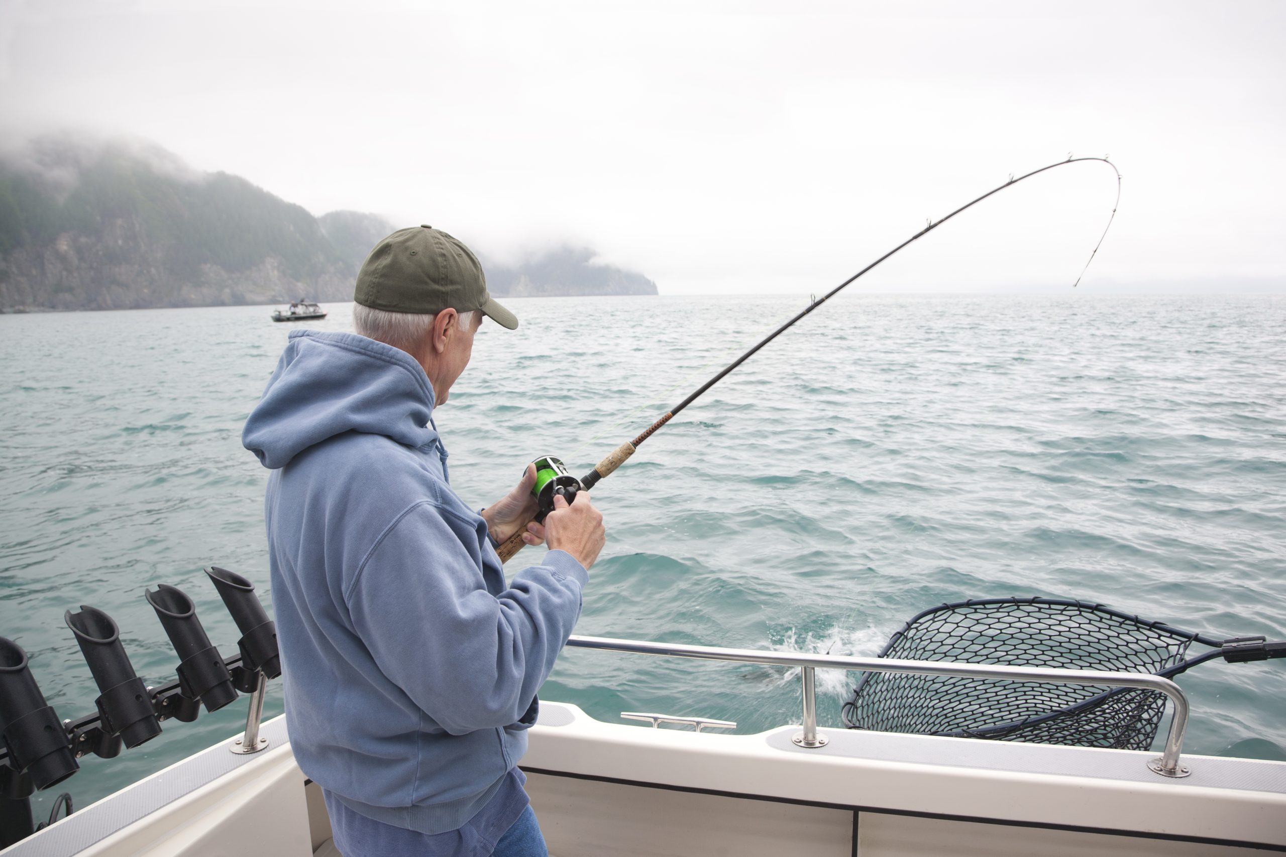 Fishing for salmon, rockfish, lingcod